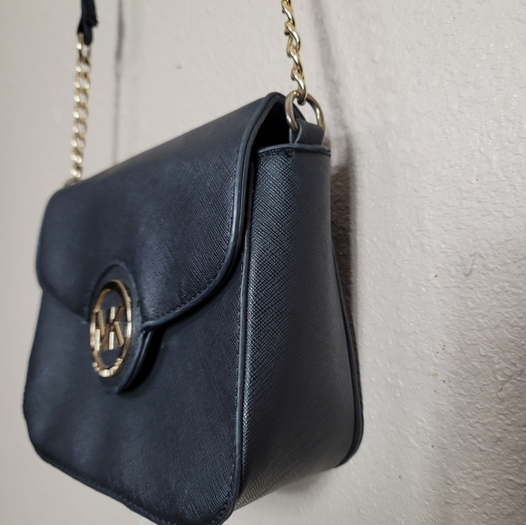 Michael Kors black leather crossbody handbag - Picture 8 of 13